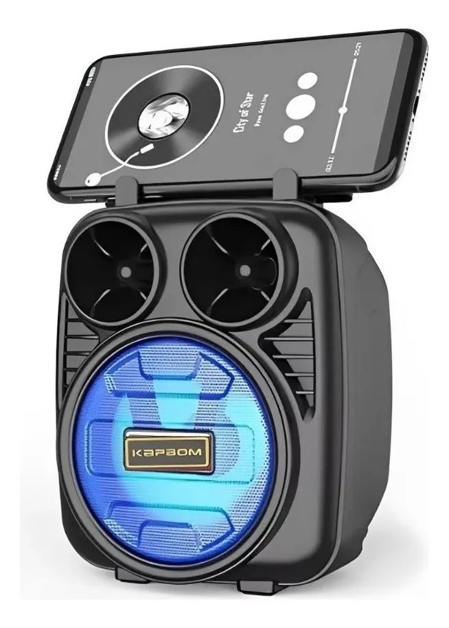 CAIXA SOM BLUETOOTH C/SUPORTE CELULAR